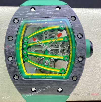 Super Clone Richard Mille Rm 59-01 Yohan Blake Tourbillon Carbon Case